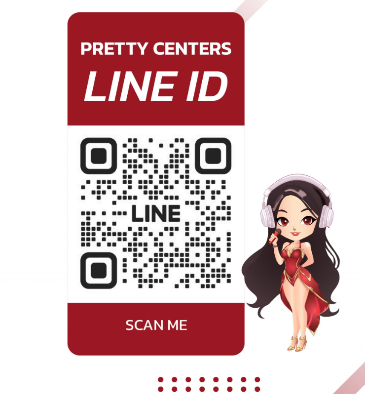 LINE Official @prettycenters QR Code